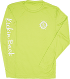 The Simple Life Outfitters SandBar Long Sleeve LimeShock Green